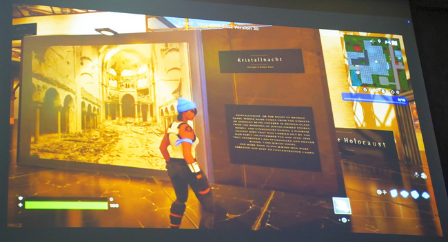 Virtuellen Galerie „Voices of the forgotten“ aus dem Spiel Fortnite