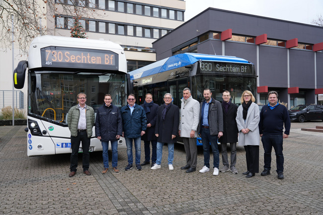 Bürgermeister freuen sich über die neue Busverbindung
