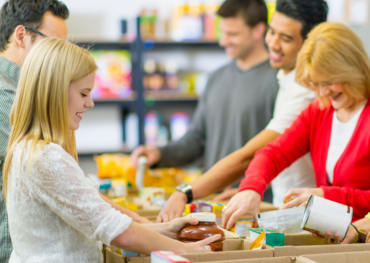 Ehrenamt Lebensmittelausgabe