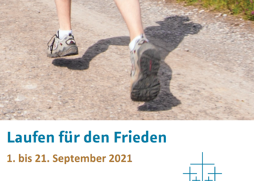 Plakat Friedenslauf 2021