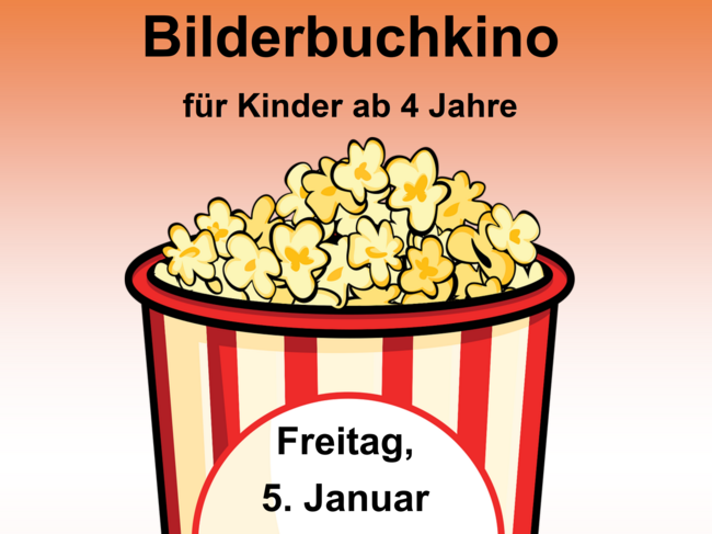 Plakat Bilderbuchkino in der Stadtbücherei