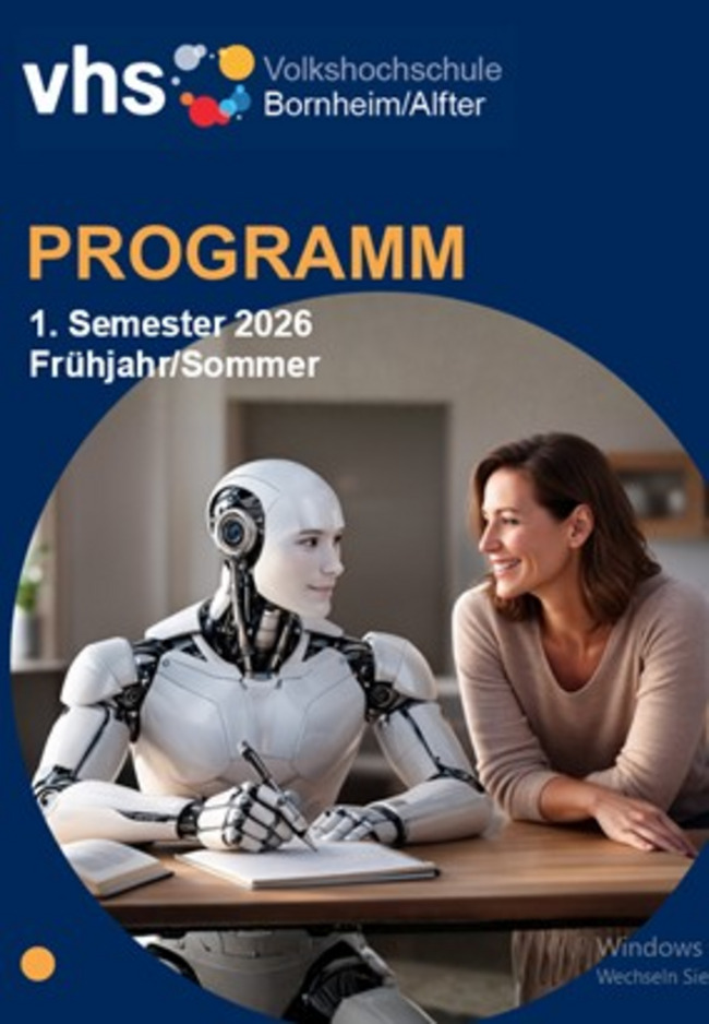 Titelbild Programmheft Frühjahr/Sommer 2026
