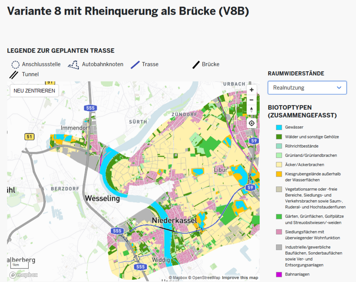 Rheinspange Variante 8B