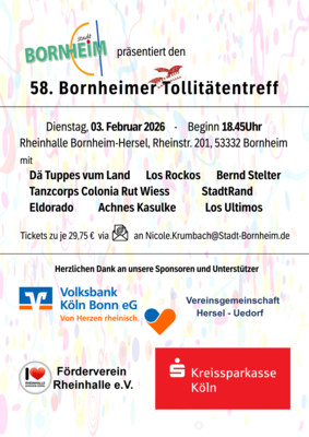 58. Tollitätentreff der Stadt Bornheim