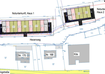 Planskizze Unterkunft Hexenweg