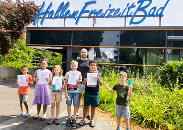 Erfolgreiche Sommer-Schwimmkurse im Hallenfreizeitbad Bornheim
