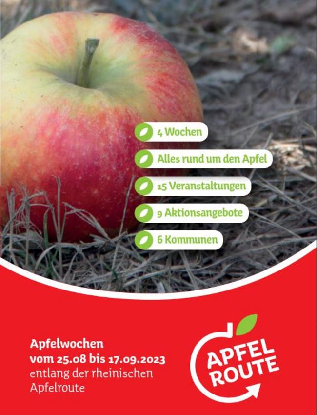 Apfelwochen entlang der Rheinischen Apfelroute