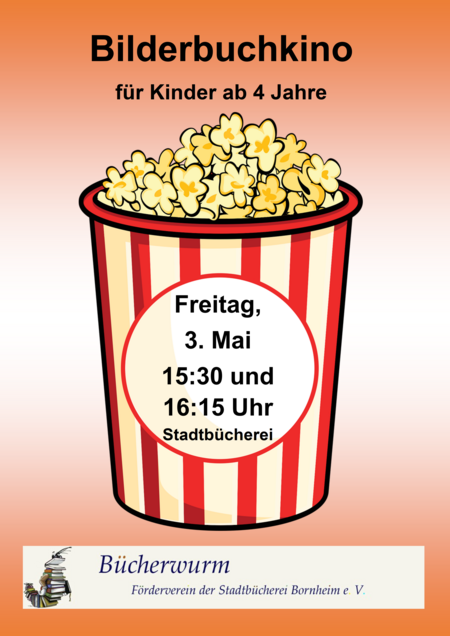 Plakat Bilderbuchkino in der Stadtbücherei