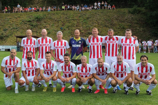 Die Traditionsmannschaft des 1. FC Köln hat ein Gastspiel in Bornheim. Foto: 1. FC Köln