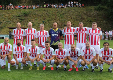 Die Traditionsmannschaft des 1. FC Köln hat ein Gastspiel in Bornheim. Foto: 1. FC Köln