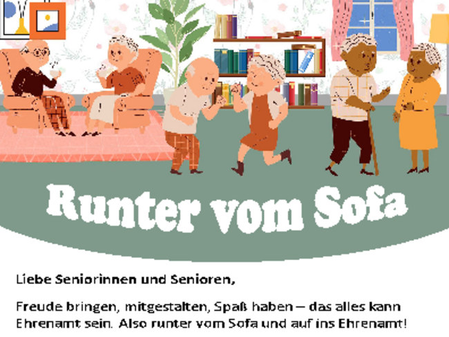 Aktion Runter vom Sofa