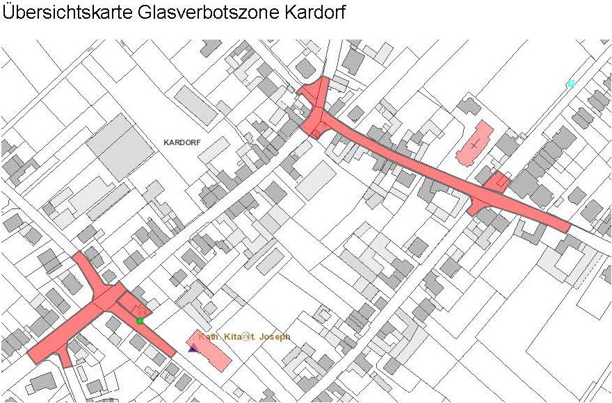 Glasverbotszone Kardorf