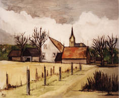 Blick auf Brenig, Öl auf Leinwand