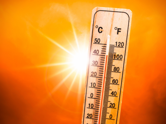 Hitze Sonne Thermometer